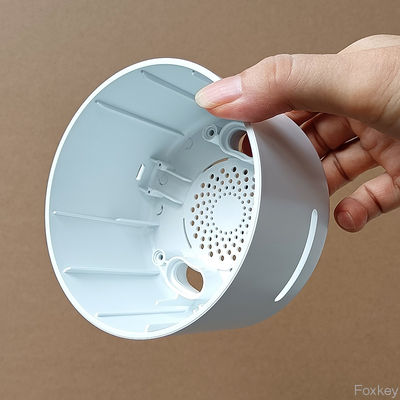 White Polish Surface Injection Molded Housing Single Mold ABS Plastic Shell