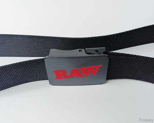 Nylon Web Belt Plastic Buckles Colorful Logo Print Promo Souvenir Gift Present