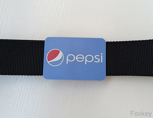 2" X 3" Adjustable Belt Buckle Plastic For Promo Gift Cola Logo Print