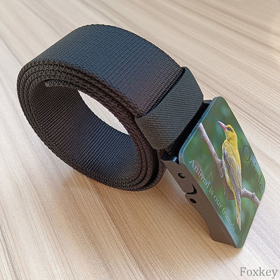 Free Print Belt Adjustable Buckle Plastic With Personalized Image Promotion