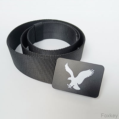 Personalized Plastic Buckle Belt Adjustable Customize Your Own Belt Print Logo Eagle