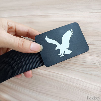Personalized Plastic Buckle Belt Adjustable Customize Your Own Belt Print Logo Eagle
