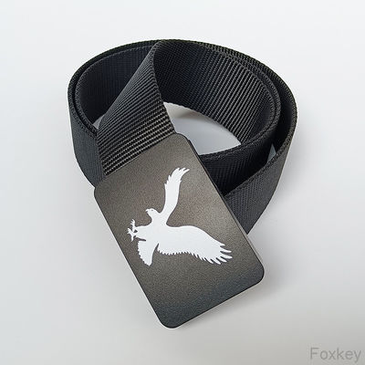 Personalized Plastic Buckle Belt Adjustable Customize Your Own Belt Print Logo Eagle