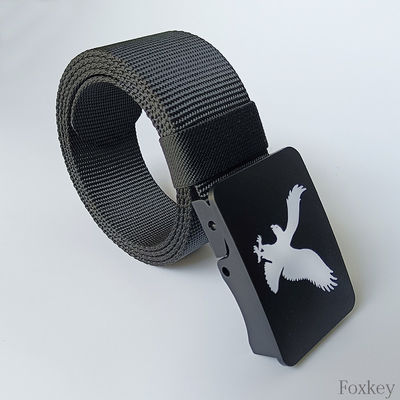 Personalized Plastic Buckle Belt Adjustable Customize Your Own Belt Print Logo Eagle